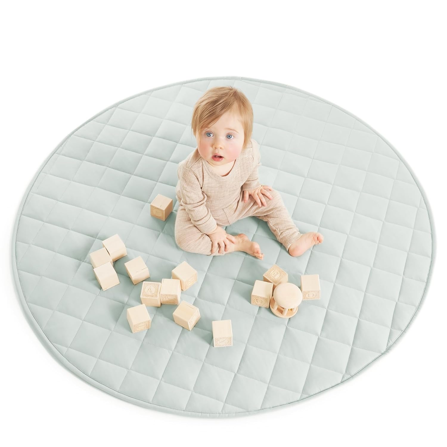 Foldable Stylish Baby Play Mat - Soft Cotton