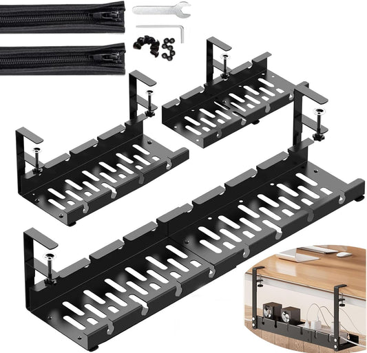Wire Organization Made Easy with Extendable Tray
