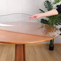 RostiKong 44 in Round Clear Vinyl Table Protector - Heavy Duty
