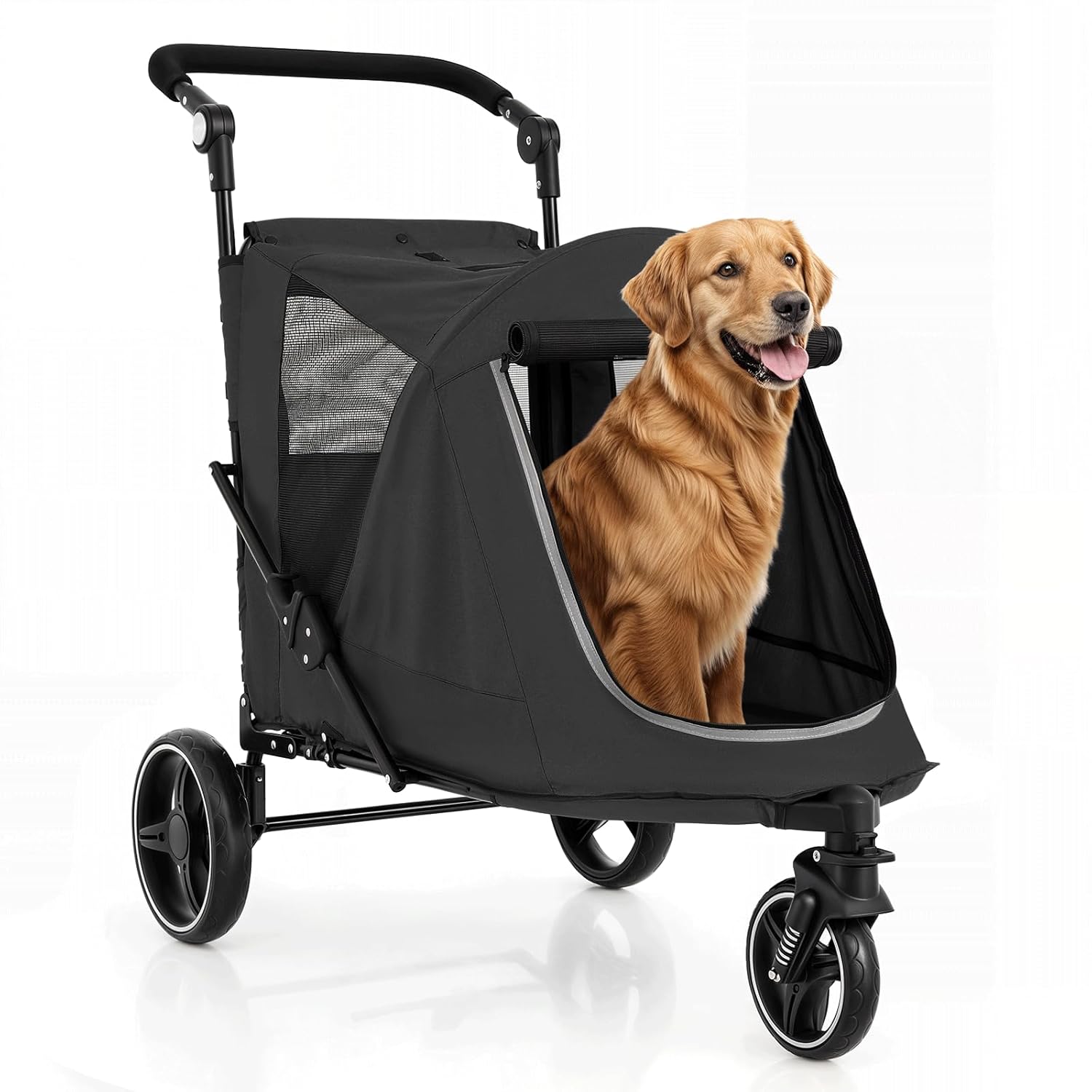 Magshion Pet Stroller for Medium Dogs - Comfortable & Durable