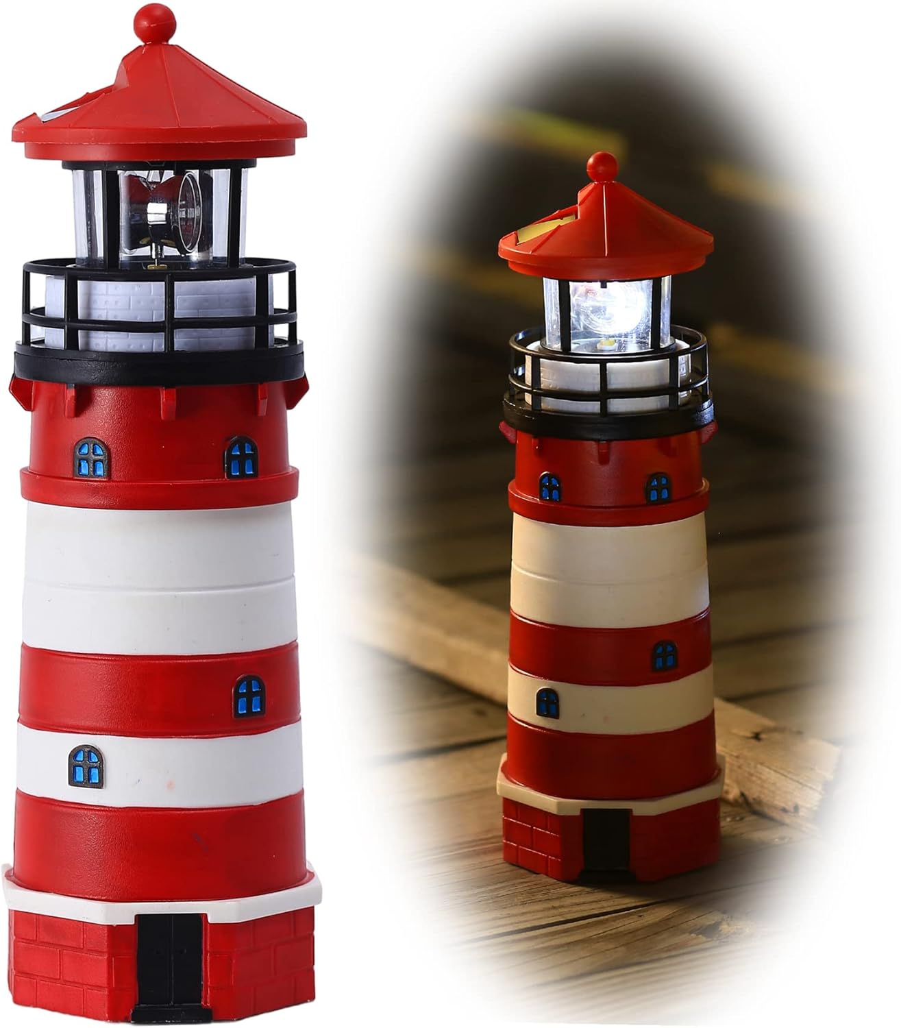 360 Degree Rotating Solar Lighthouse Toy - Best Kid's Gift!