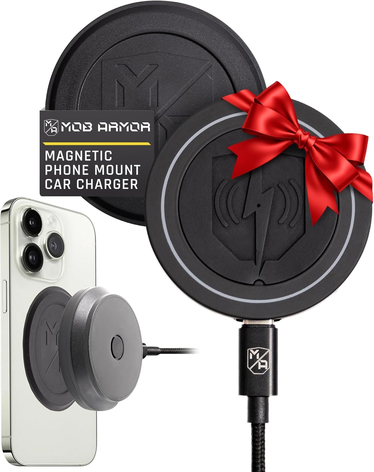 Mob Armor Flex Magnetic Wireless Charger for Easy Car Charging