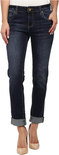 Catherine Boyfriend Womens Jeans Mid Rise Blended Fabric - Relaxed Fit