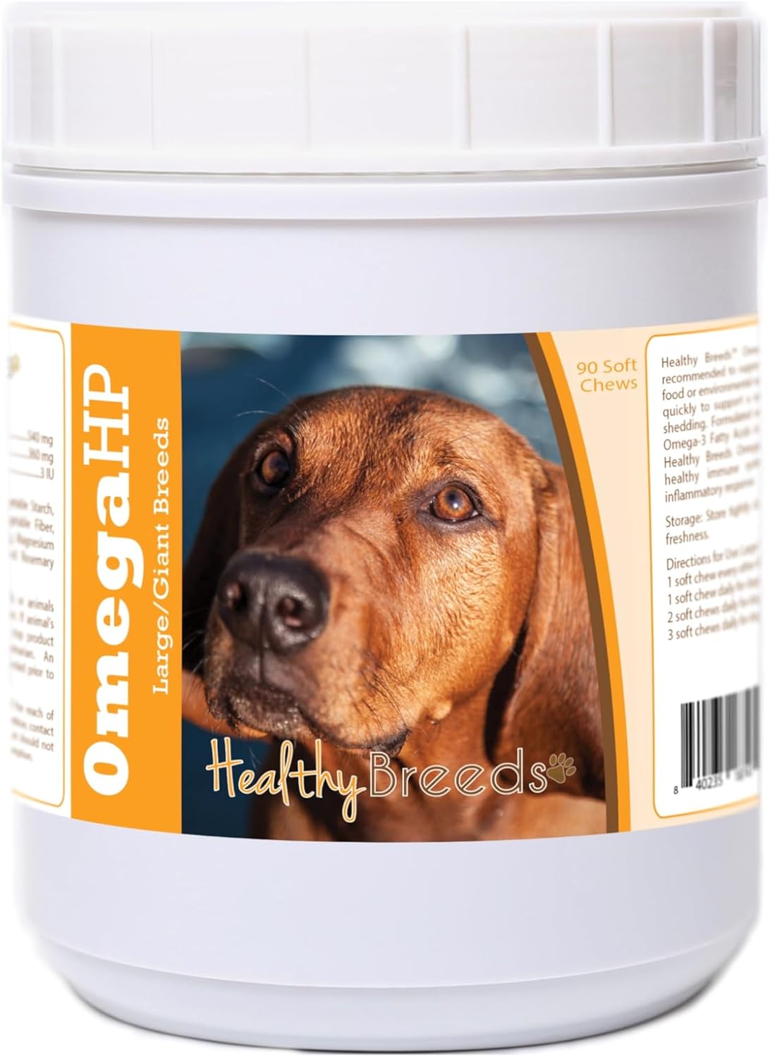 Healthy Breeds Redbone Coonhound Omega HP Fatty Acid Chews