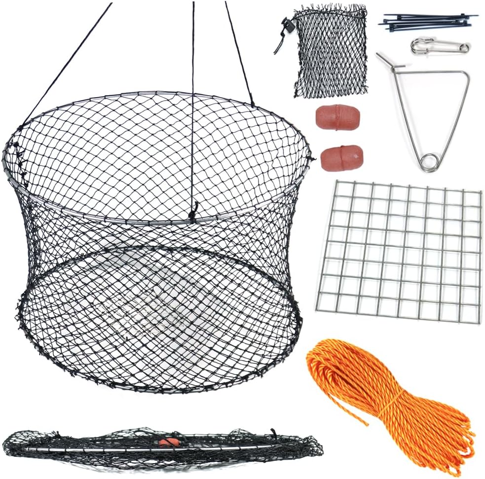 Drasry Crab Ring Trap Kit for Efficient Fishing and Crabbing