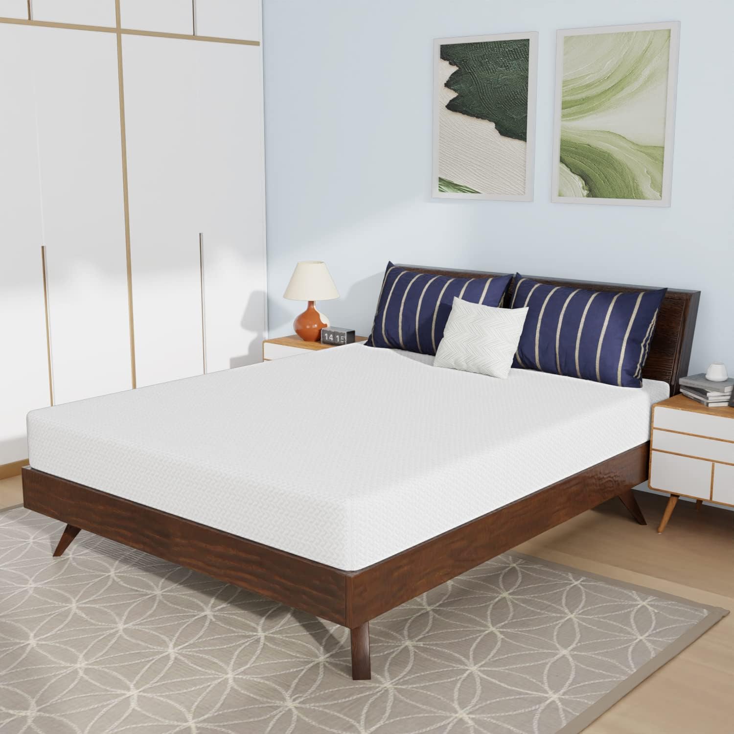 PayLessHere Memory Foam Mattress with Cooling Gel and Charcoal