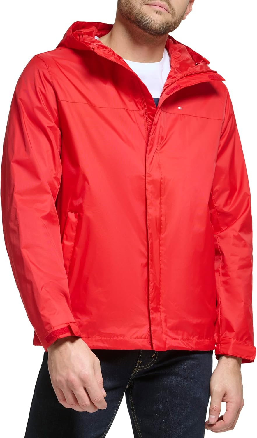 Tommy Hilfiger Men's Lightweight Waterproof Hooded Jacket Review