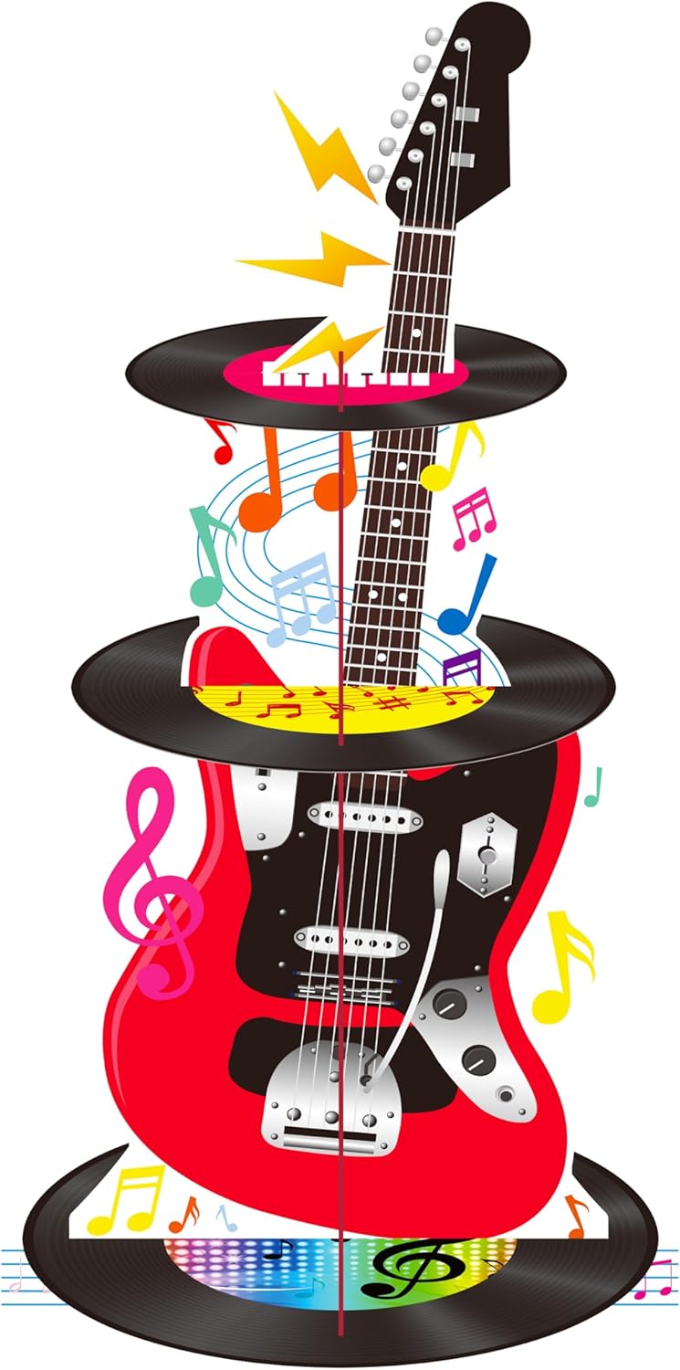 Music-themed 3 Tier Cupcake Stand
