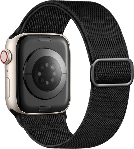 Stretchy Nylon Sport Band for Apple Watch 44mm - Comfy & Stylish