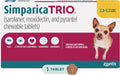 Simparica Trio Chewable Tablets for Small Dogs - Triple Parasite