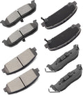 Ceramic Front Rear Disc Brake Pad Set Fit For Infiniti QX56 Nissan