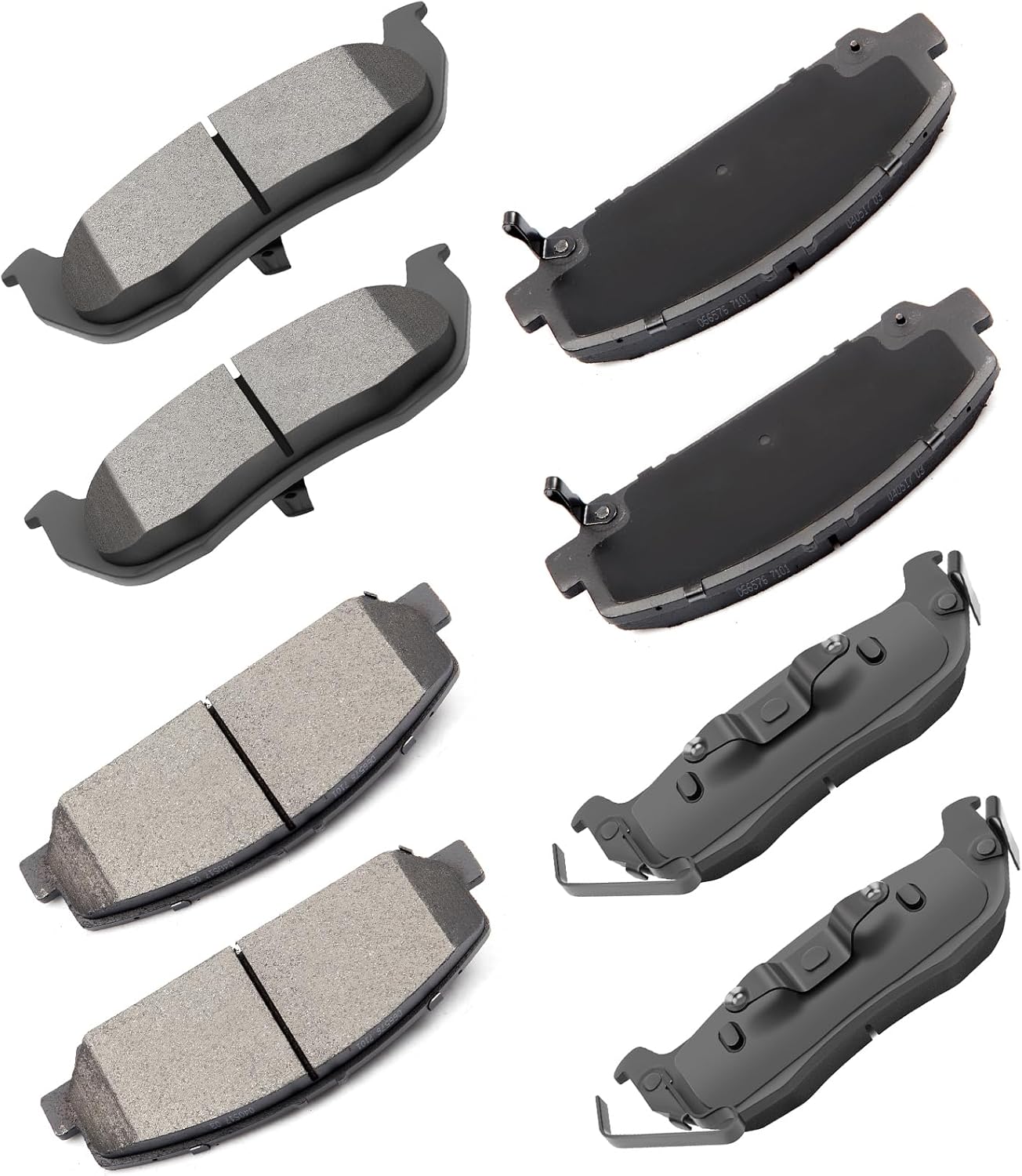 cciyu D1041 D1286 Ceramic Brake Pad Set for Infiniti QX56