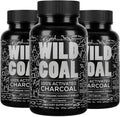 Wild Foods Activated Charcoal Capsules for Natural Detox Support