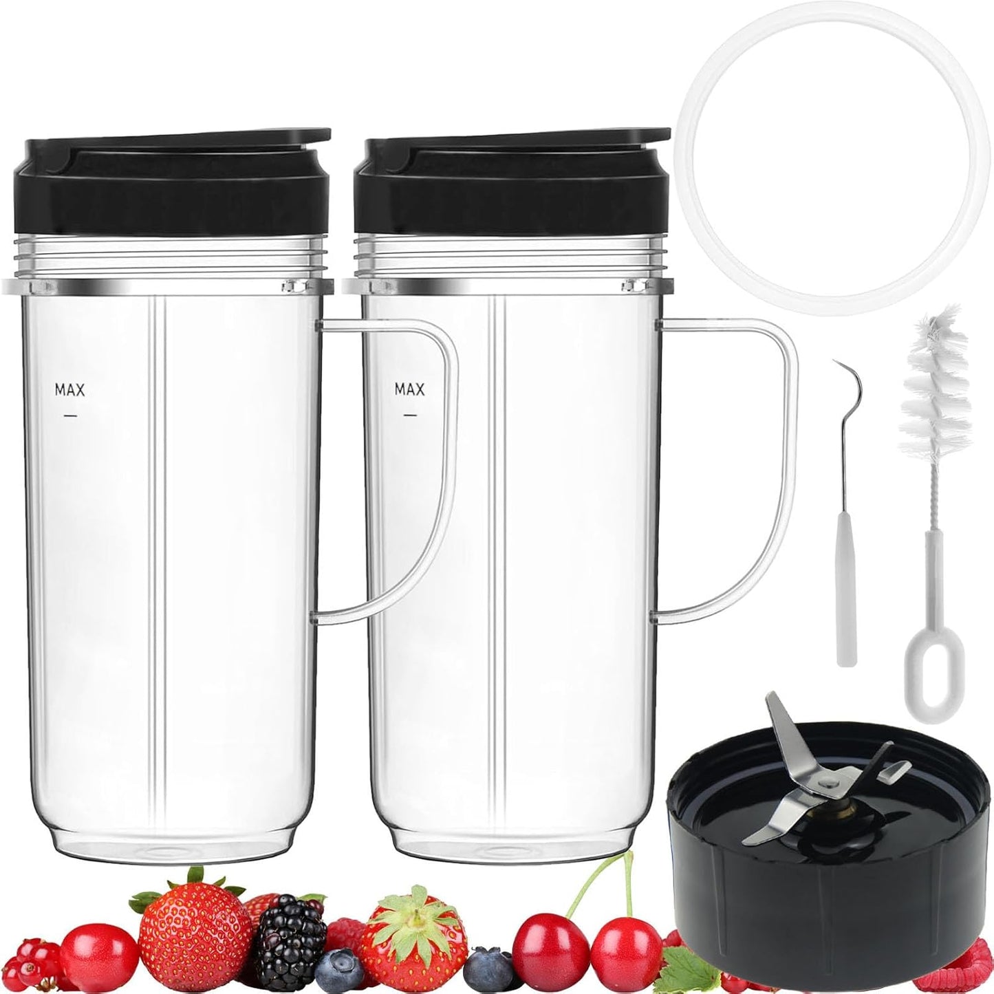 22oz Tall Cup & Cross Blade Set for Magic Bullet