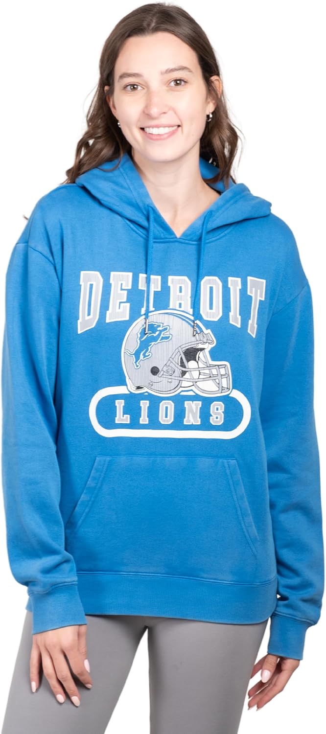 Ultra Game Women's NFL Super Soft Hoodie Pullover Sweatshirt