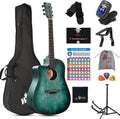 Left Handed 41 in Cutaway Acoustic Guitar - Beginner Bundle