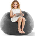 HABUTWAY 2ft Bean Bag Chair Teardrop Velvet - Removable Cover