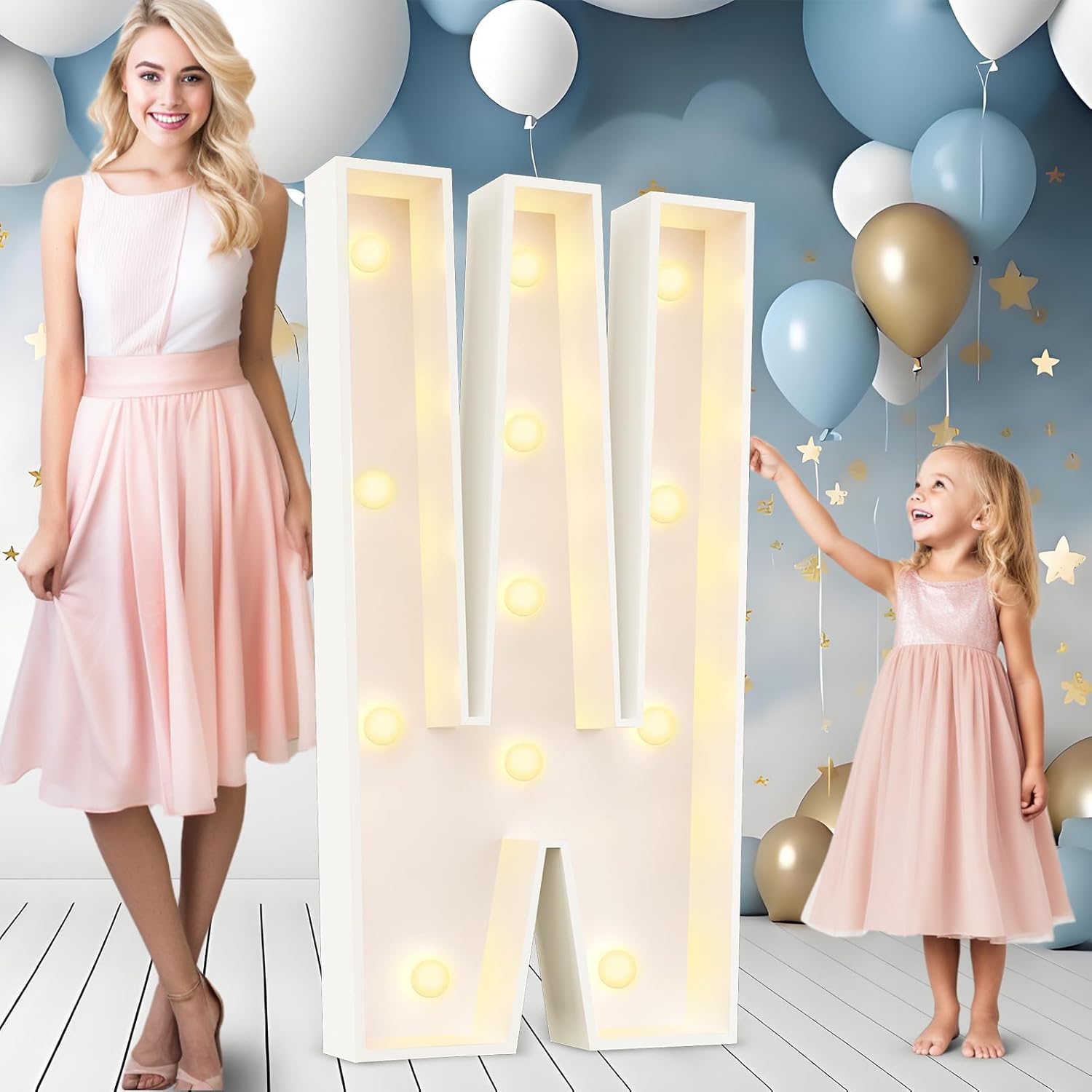 4FT Marquee Light Up Letters for Party Decoration and Events