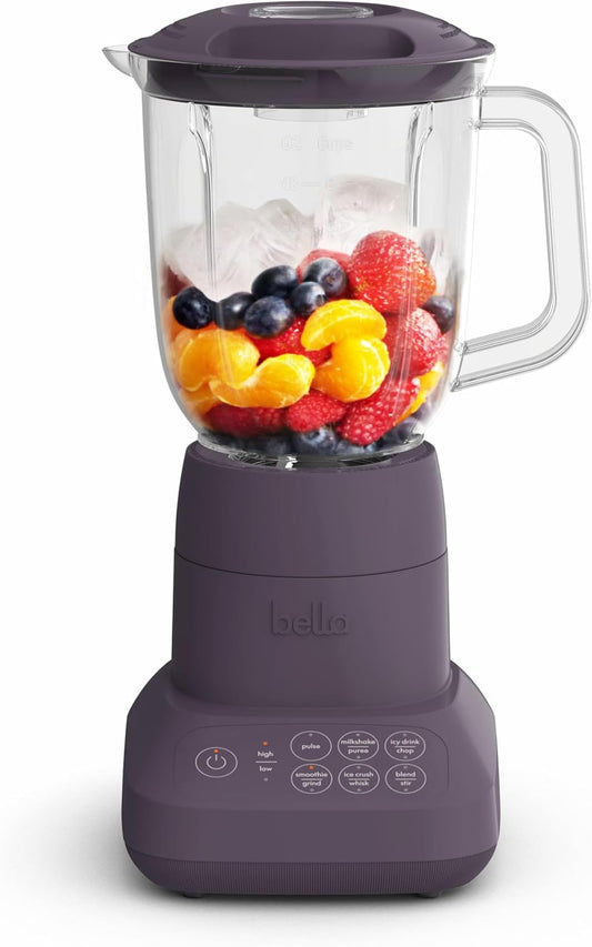 BELLA 10-Speed Blender: Compact, Powerful, Dishwasher Safe