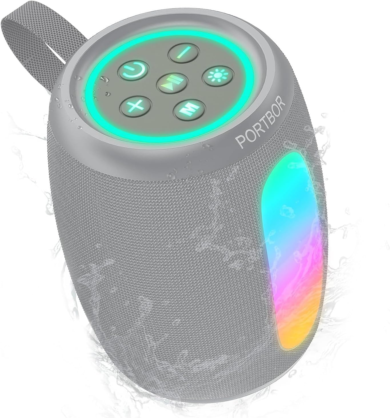 Powerful Portable Bluetooth Speaker with Lights