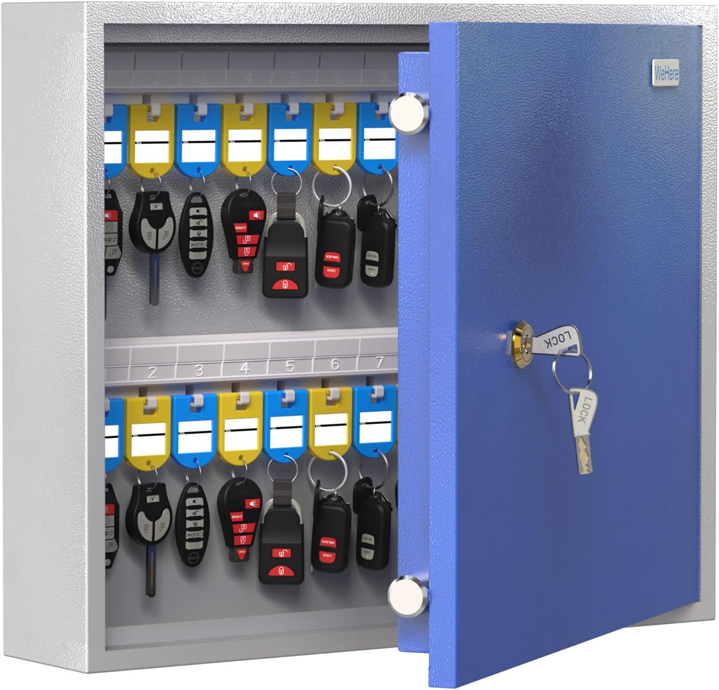 WeHere 40 Key Box Wall Mount for Secure Key Storage Solutions