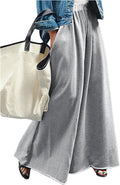 Women's Wide Leg Sweatpants High Elastic Waist Flowy Palazzo Pants fit