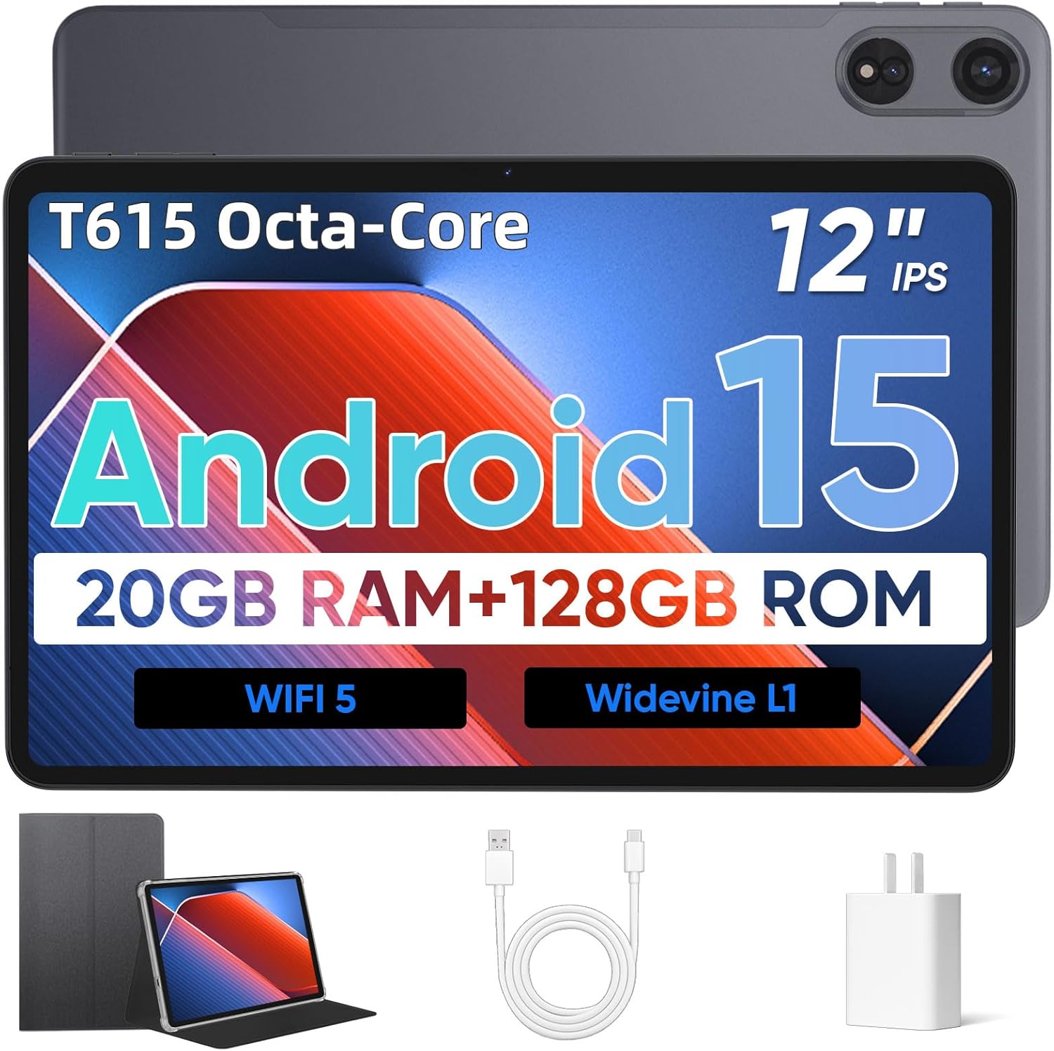 12 Inch Tablet with 20GB RAM and 8000mAh Battery for All Needs
