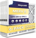 Maycold MERV 8 14x18x1 Furnace Air Filters (6-Pack) - Reliable Home