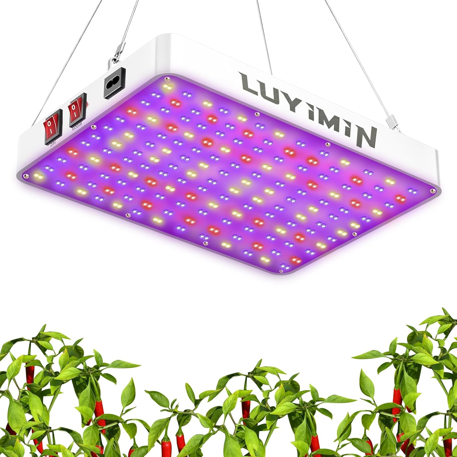 1500W LED Grow Light with Full Spectrum for Indoor Plants