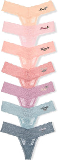 Women's Lace Thong Underwear Multi Pack by Victoria's Secret