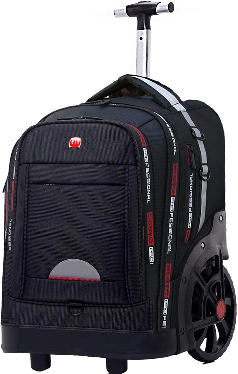 Rolling Backpack with Wheels for Adults - Large Waterproof Design