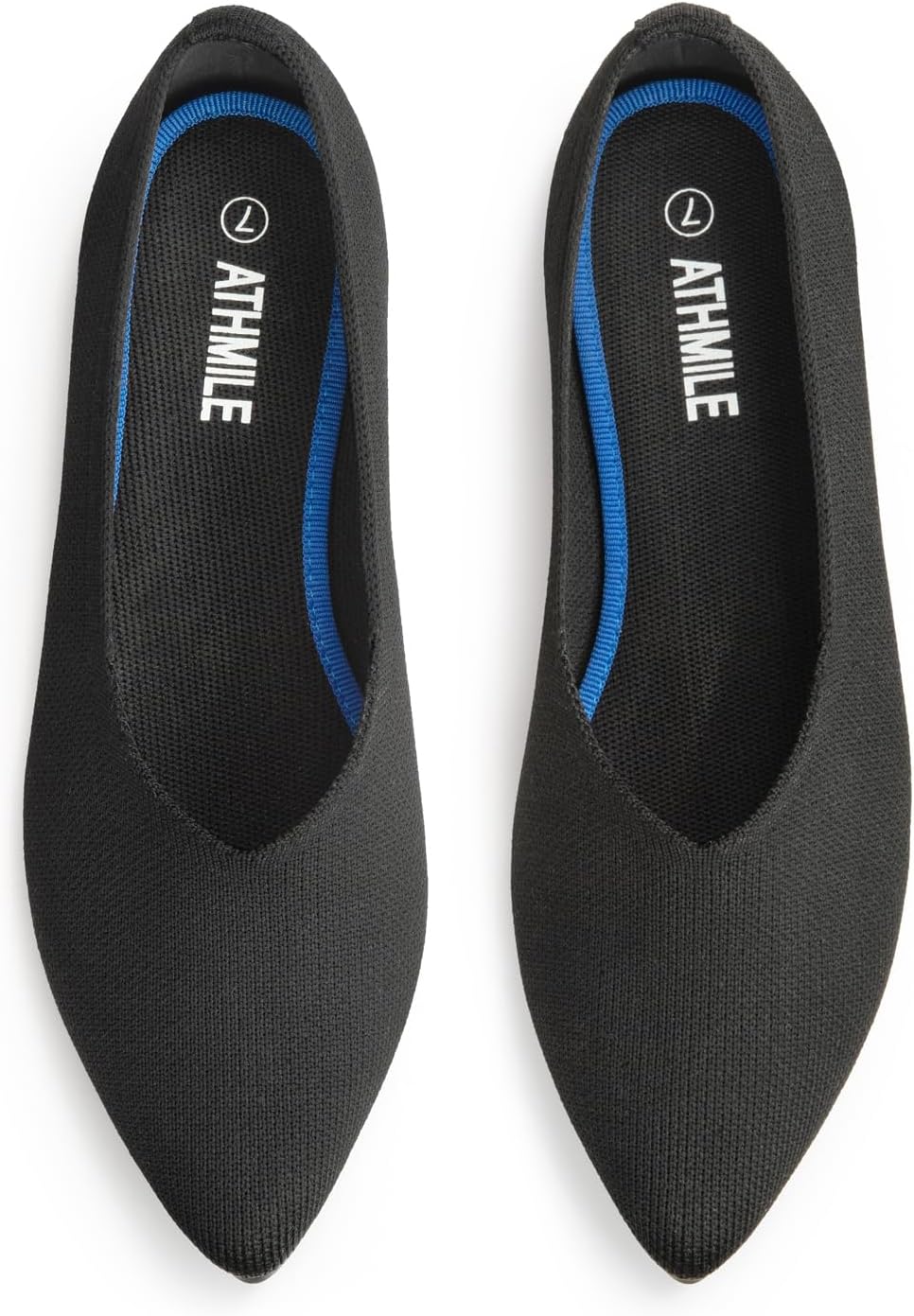 ATHMILE Pointed Toe Flats for Women - Stylish and Comfortable