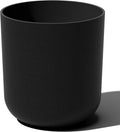 Veradek Round Black Plastic Planter Pot 20in - Durable Modern Planter