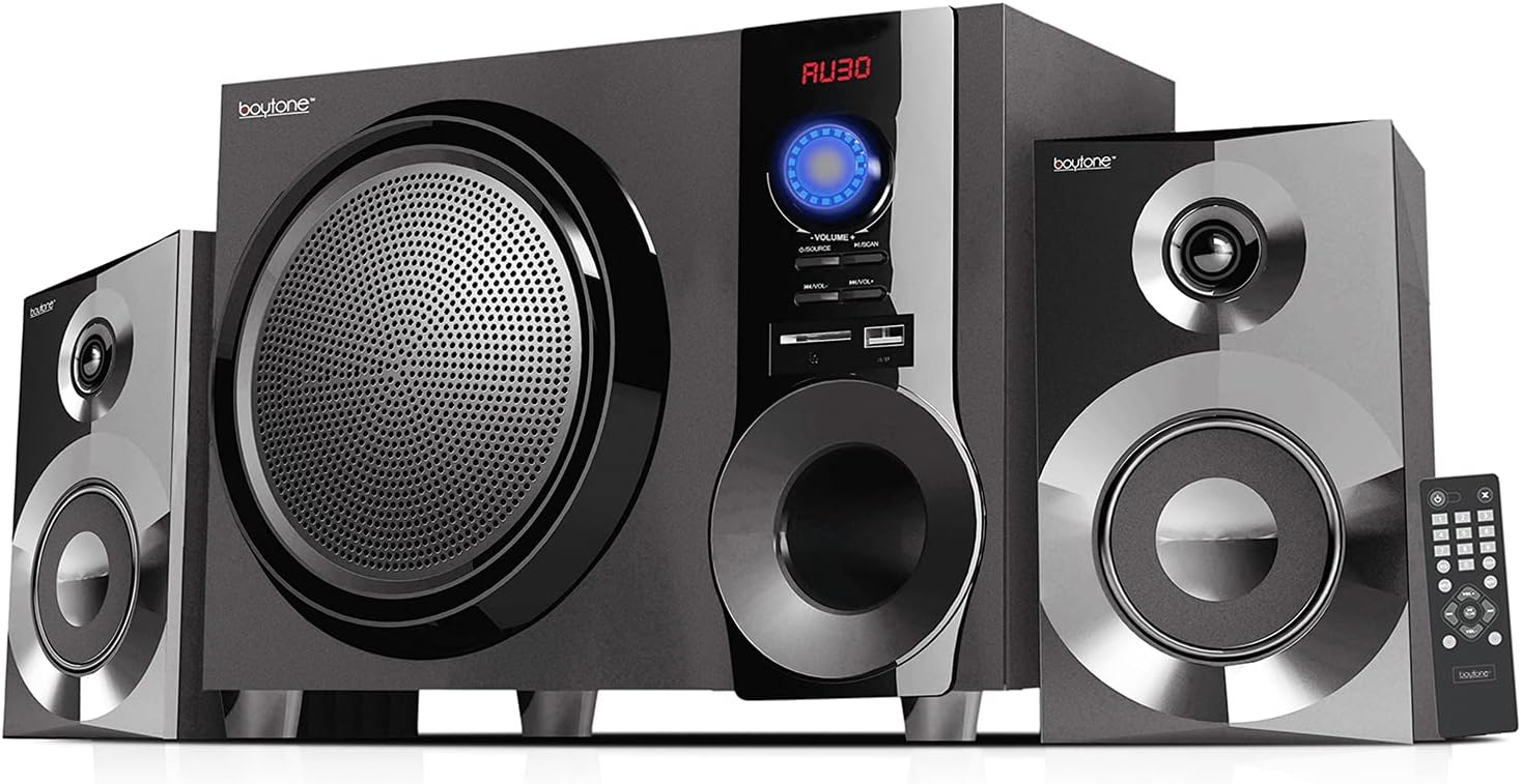 Boytone 60W Wireless Bluetooth Speaker with Powerful Bass