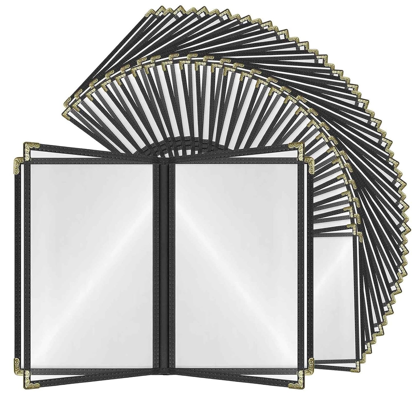 Goodsmart Restaurant Menu Covers 25 Pack for Elegant Dining