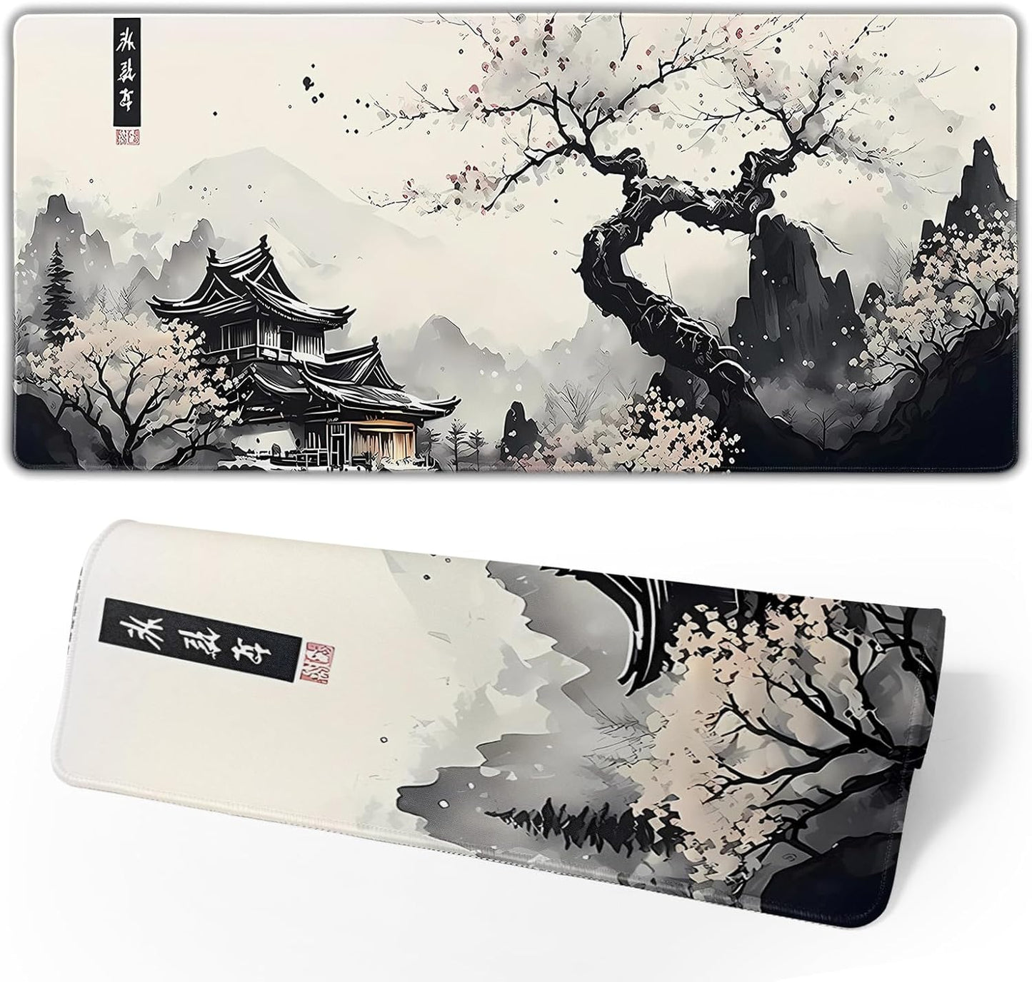 Brecoy XL Japanese Desk Mat - Non-Slip Gaming Pad