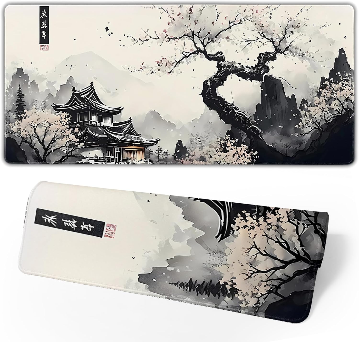 Brecoy XL Japanese Desk Mat - Non-Slip Gaming Pad