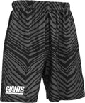 Zubaz NFL Men's 7ft Inseam Shorts in Vibrant Camo and Zebra Prints