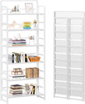 No-Assembly 6-Tier Folding Bookshelf - Space-Saving Bookcase
