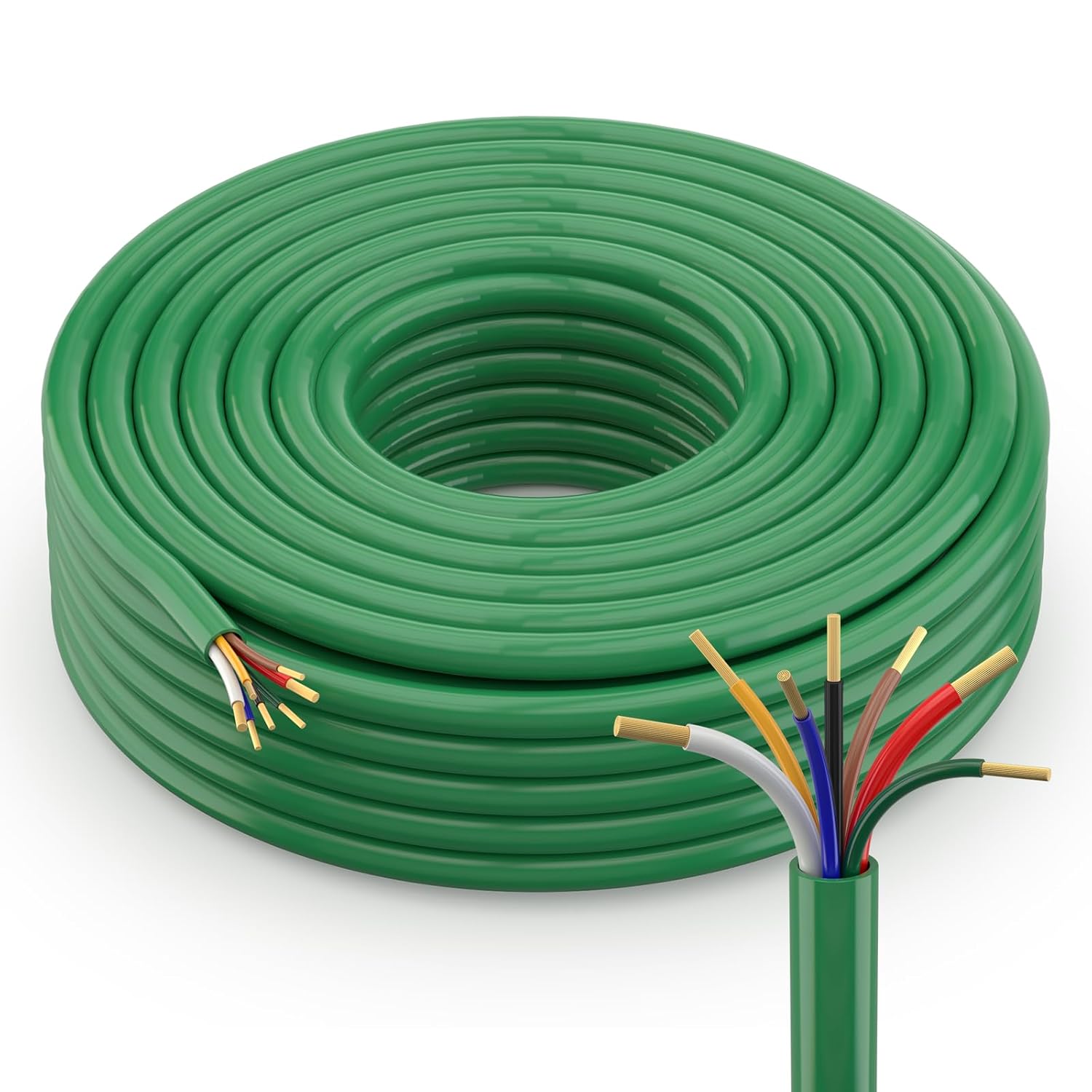 100FT 7 Way Trailer Wire for RVs and Trailers - Durable and Versatile