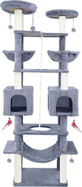 71in Multifunctional Multi-Level Cat Tree Tower - Corner Space Saver