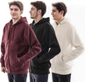3 Pack Mens Fleece Hoodie for Men - Lightweight Athletic Zip