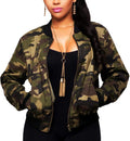 Casual Jackets for Women Long Sleeve Lightweight Bomber - Stylish