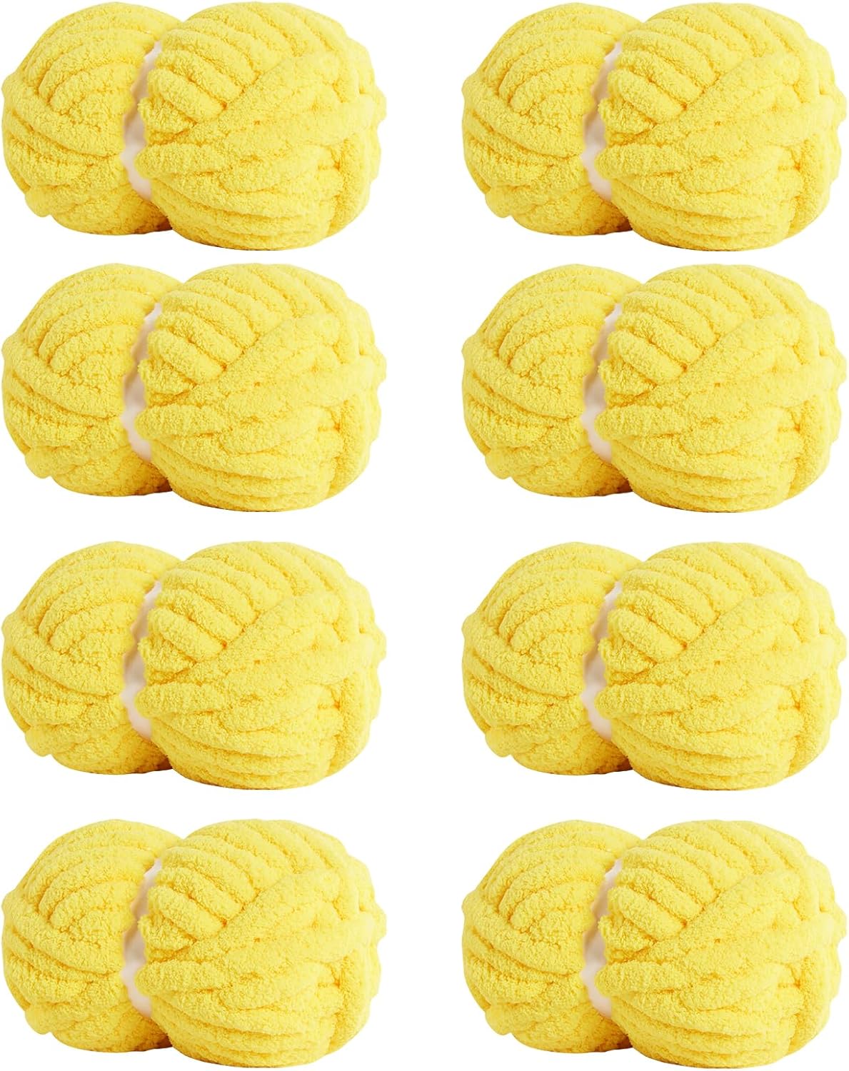 Chunky Yarn for Hand Knitting Soft Jumbo Bulky Chenille Yarn