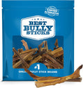 Odor-Free Junior Bully Sticks for Dogs - 4-8 Inch Treats
