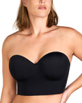 HSIA Longline Strapless Bra for Women - 5D Anti-Slip Support