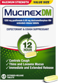 Mucinex DM 12Hr Maximum Strength Chest Congestion & Cough Relief