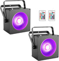 Rechargeable Par Lights 30W RGB COB LED Uplights 2 Pack - Portable