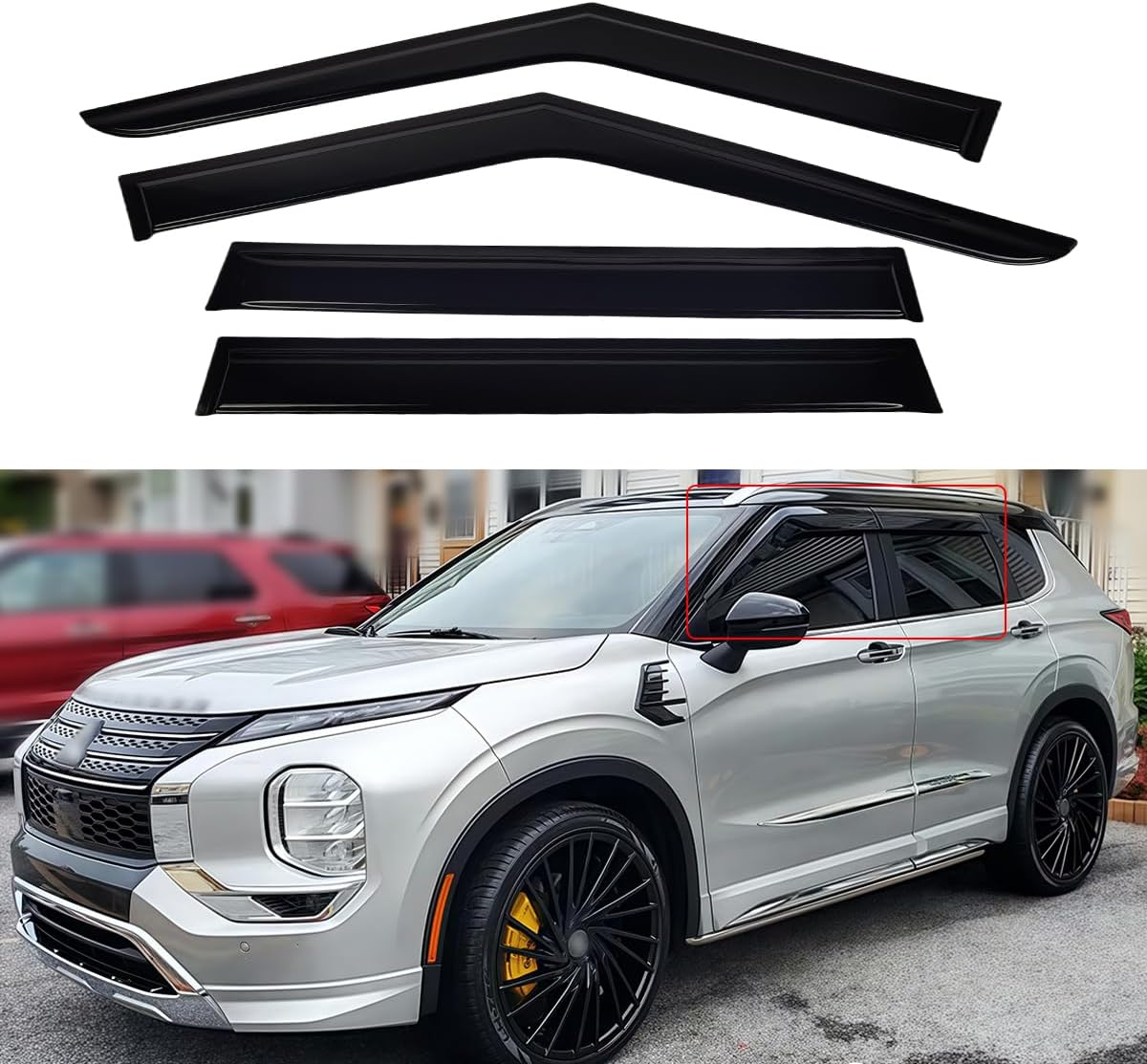 Window Visors for 2022-2024 Mitsubishi Outlander - Rain Guards