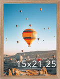 15x21.25 Rustic Brown Puzzle Frame for Pictures and Photos